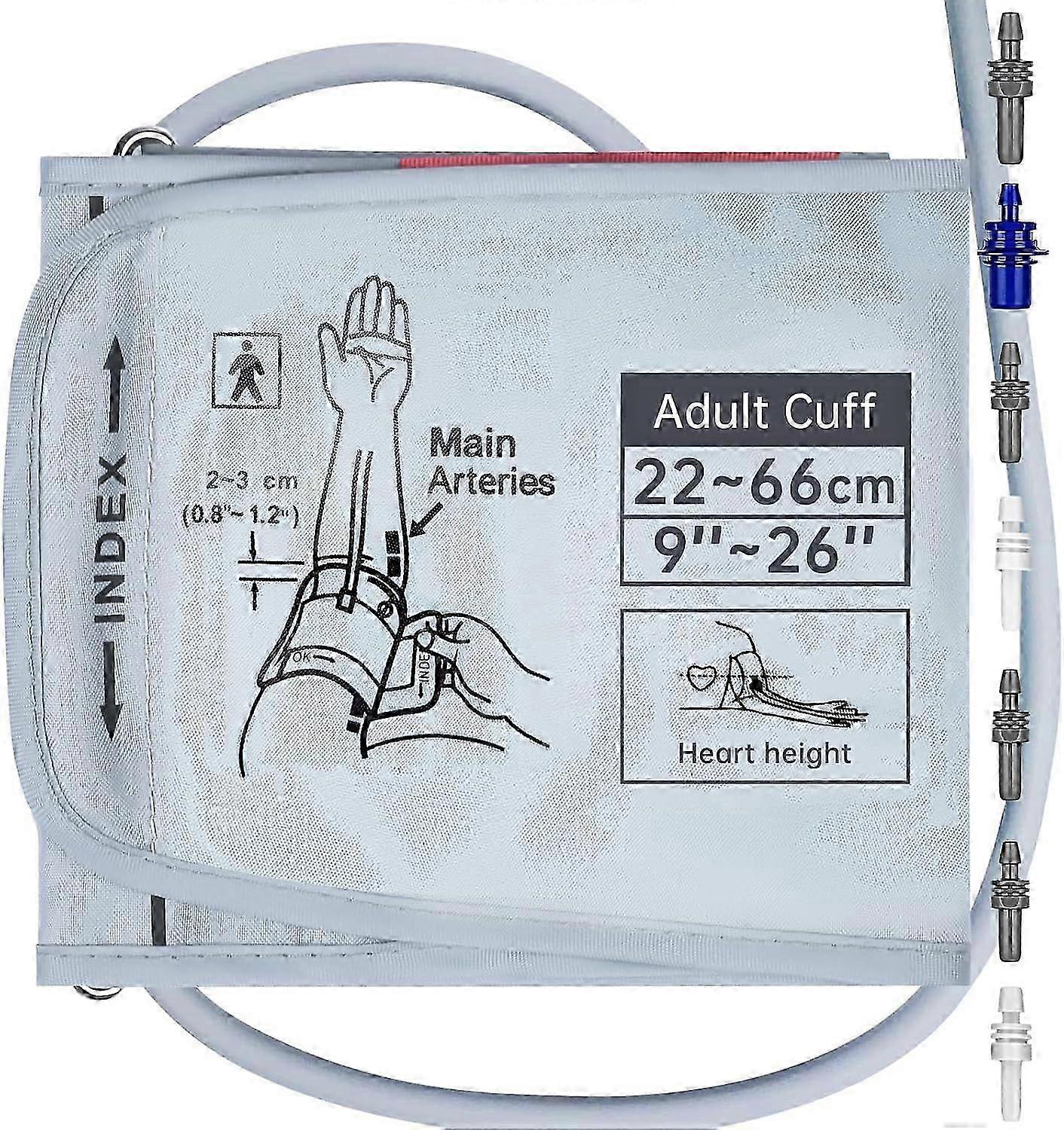 2025 Newest XXXL Blood Pressure Cuff, 9" - 20.8" (22-52cm) Extra Large Cuff