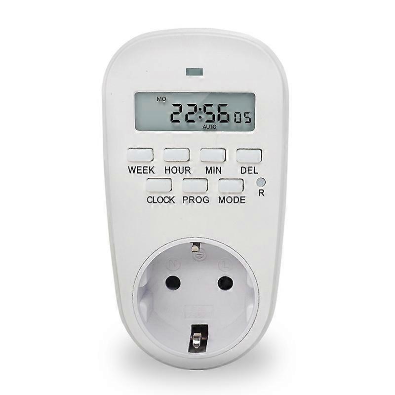 Digital Programmable Socket Timer, Betterlife Electrical Socket Timer with 20 Programs and LCD Display, Energy Saving for Household Appliances and Li