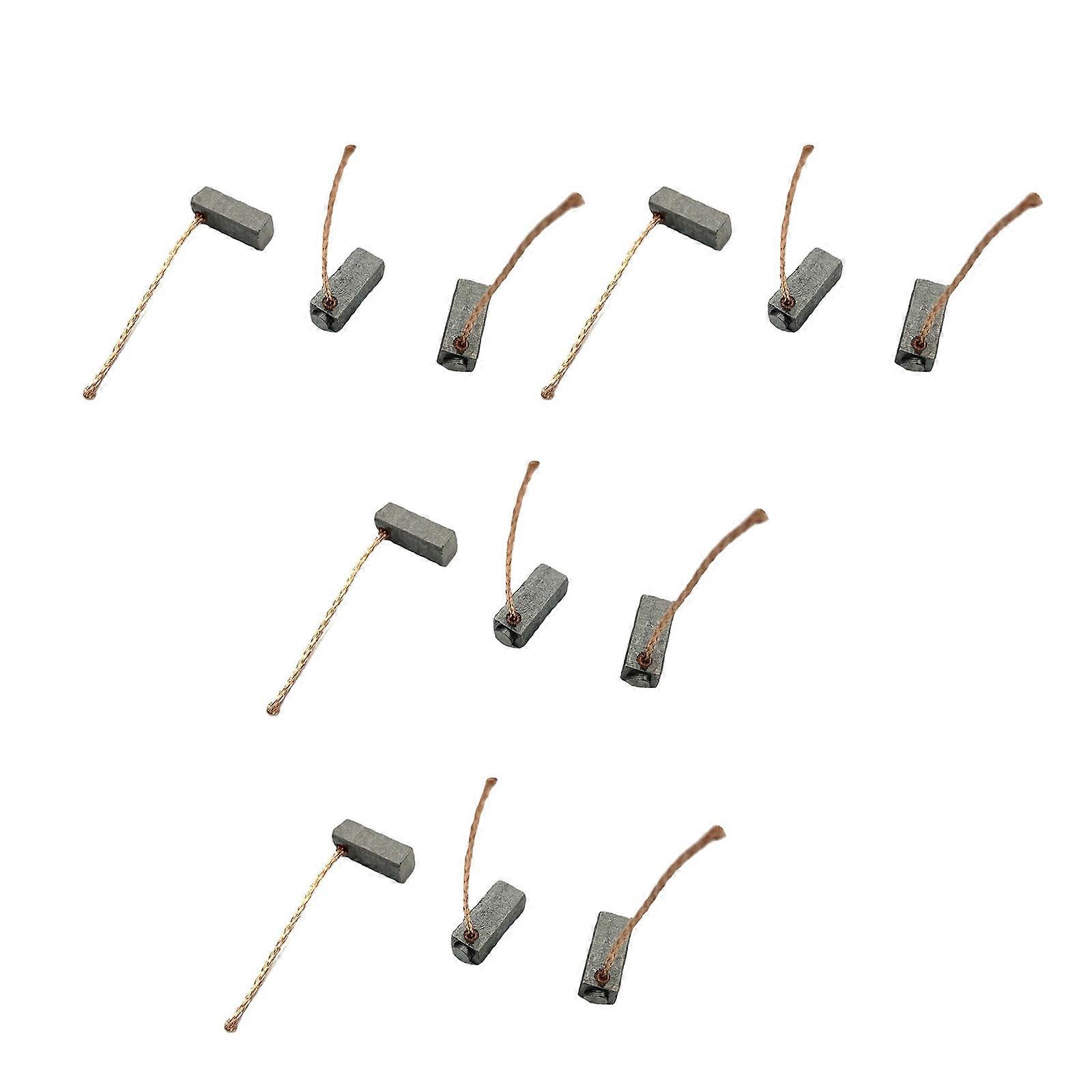 Heat Resistant Carbon Brushes Suitable for 24V Motors Conductivity Industrial Applications Repairing Part for Machine Multicolor