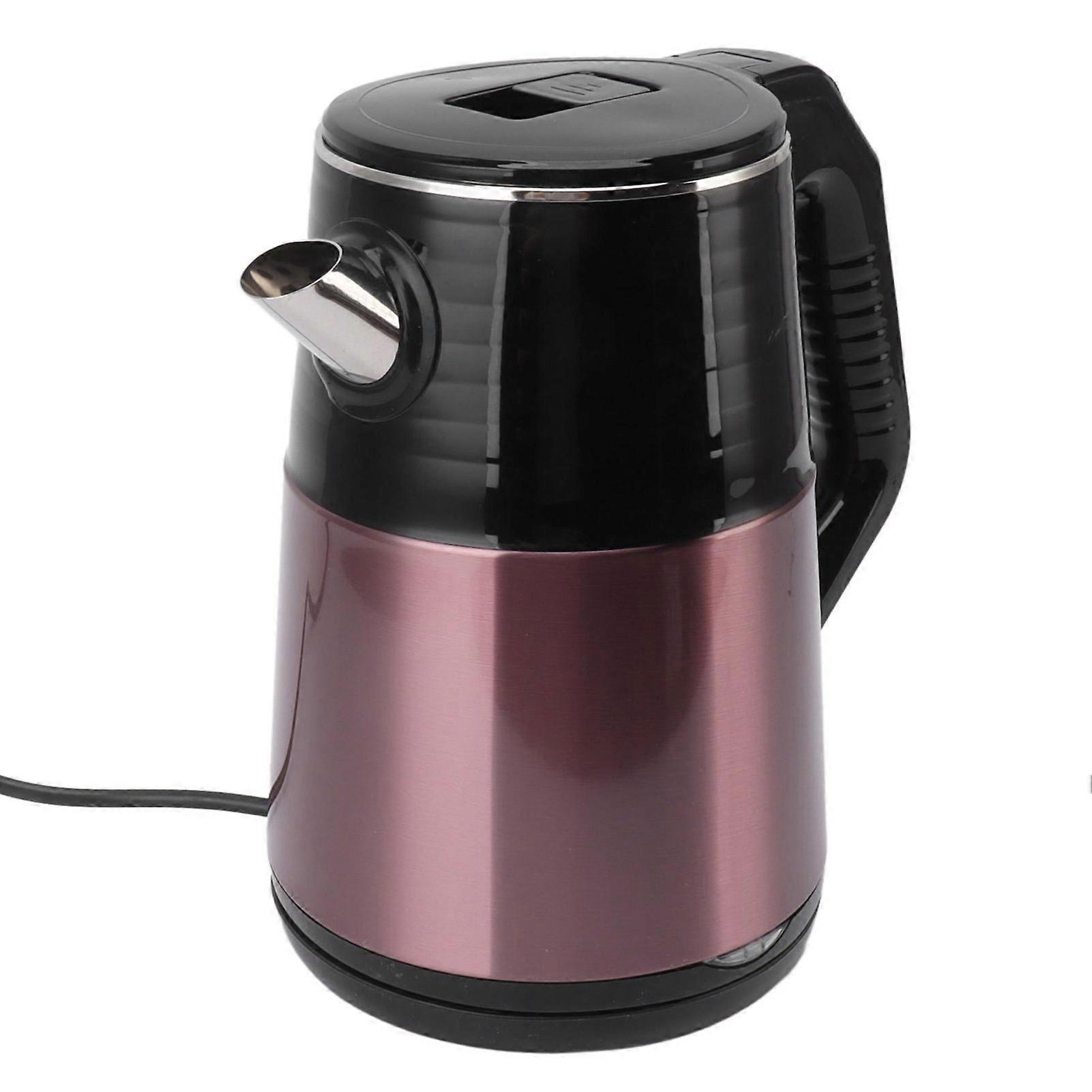 Electric Tea Kettle 2.5L Double Layer Stainless Steel 2000W
