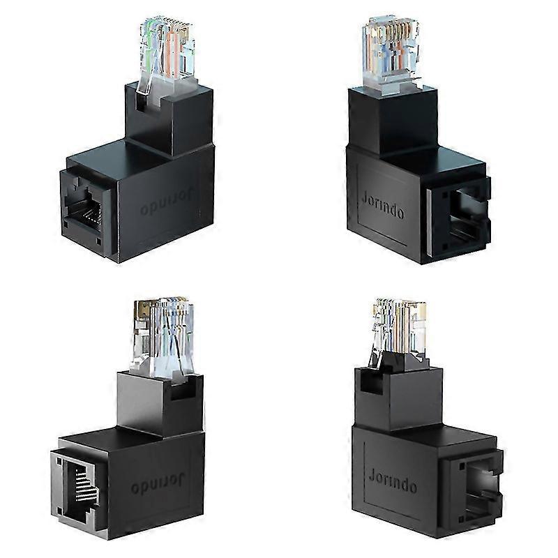 Für RJ45-Ethernet-Adapter 90-Grad-Biegung nach oben für Ethernet-Steckverbinder