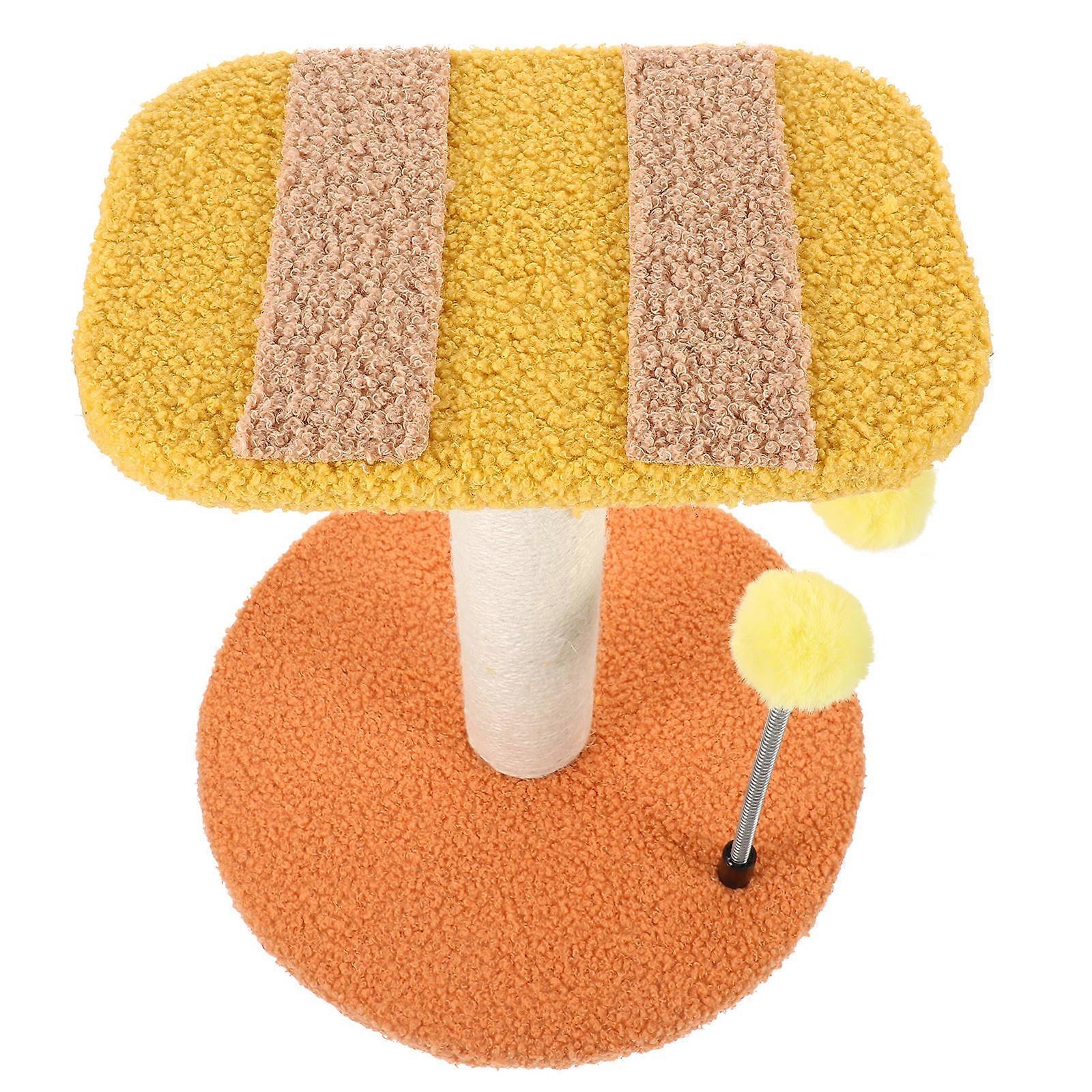 Cat Scratcher Post Pet Cat Scratching Toy Indoor Play Assorted Color With One Set