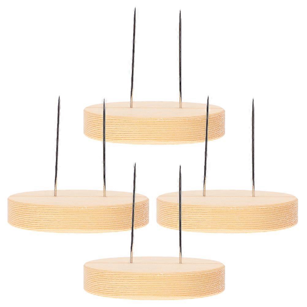 Wooden Base Display Stands for Crochet Dolls – Sturdy Support for Handmade Dolls, DIY Decoration, and Felting Crafts for Showcase and Gift Giving
