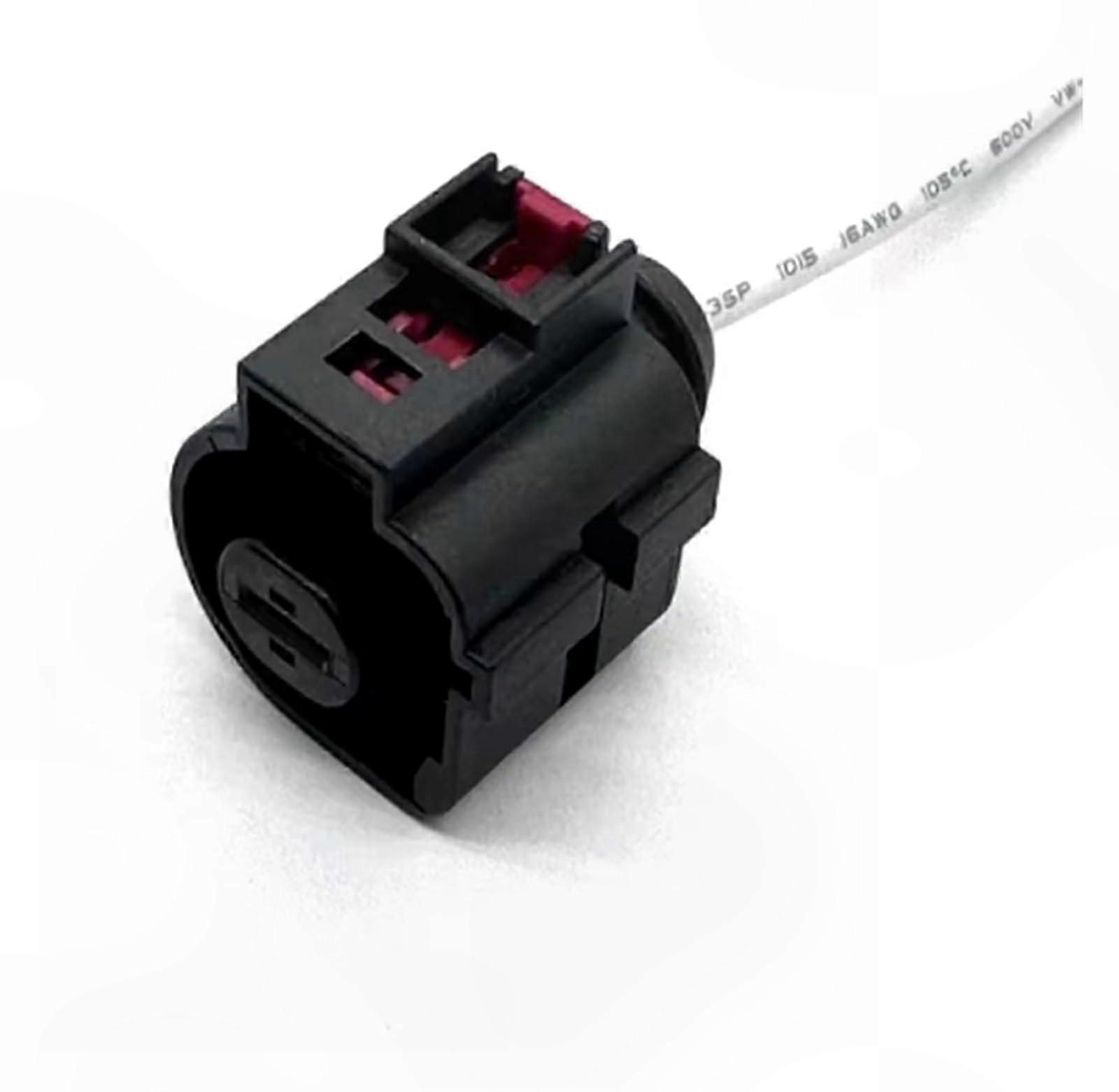 Automotive Starter Connector with 16AWG Wire, 5-Pack Terminal Socket Cable for Car Ignition Systems (Compatible with 1K0973751)