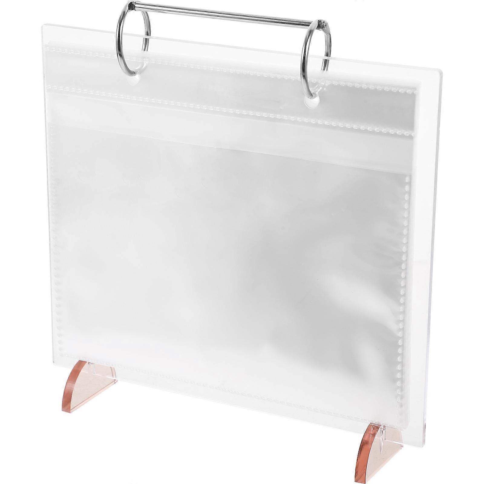 Clear Photo Frame Desktop Photo Album Stand for Display 5Pcs