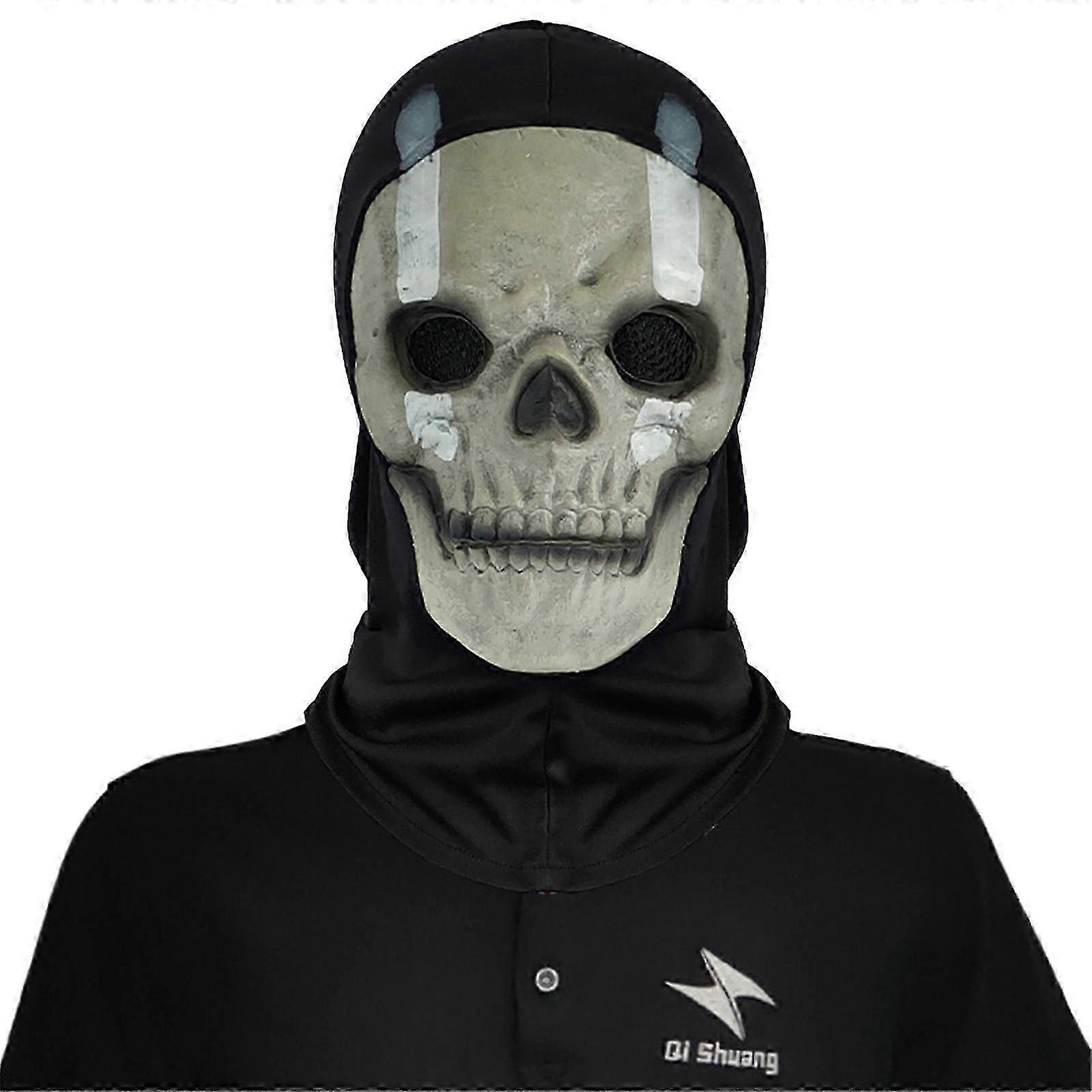Halloween Skull Face Mask for Adult, Full Head Skull Mask Halloween Costume Accessory Halloween Cosplay Prop