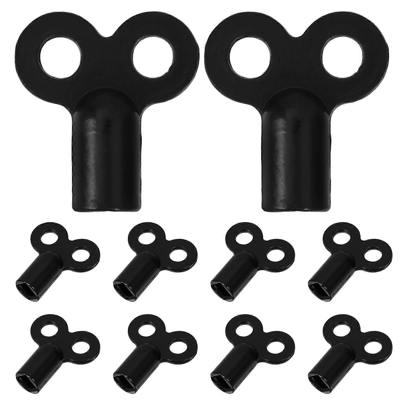 10Pcs Multi-functional Utility Valve Key For Radiator Air Vent Suitable For Heating System Maintenance With Sturdy Material