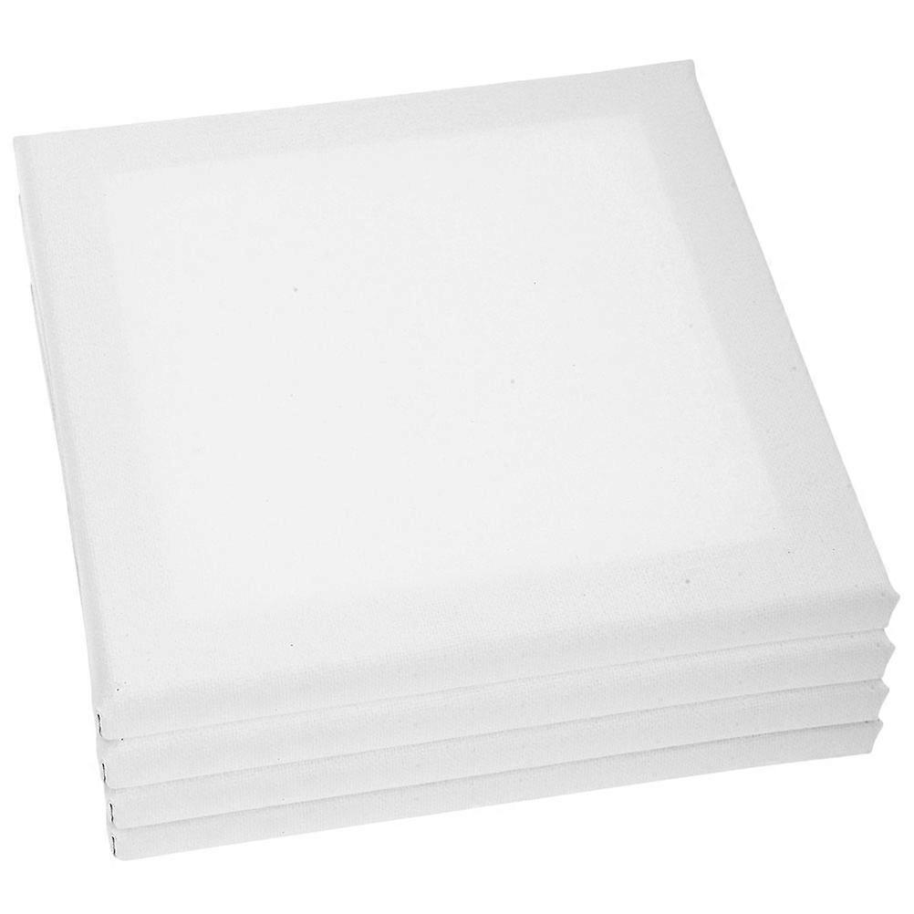 Oil Painting Canvas Board for Artistic Use 16Pcs White Linen Cotton Canvas