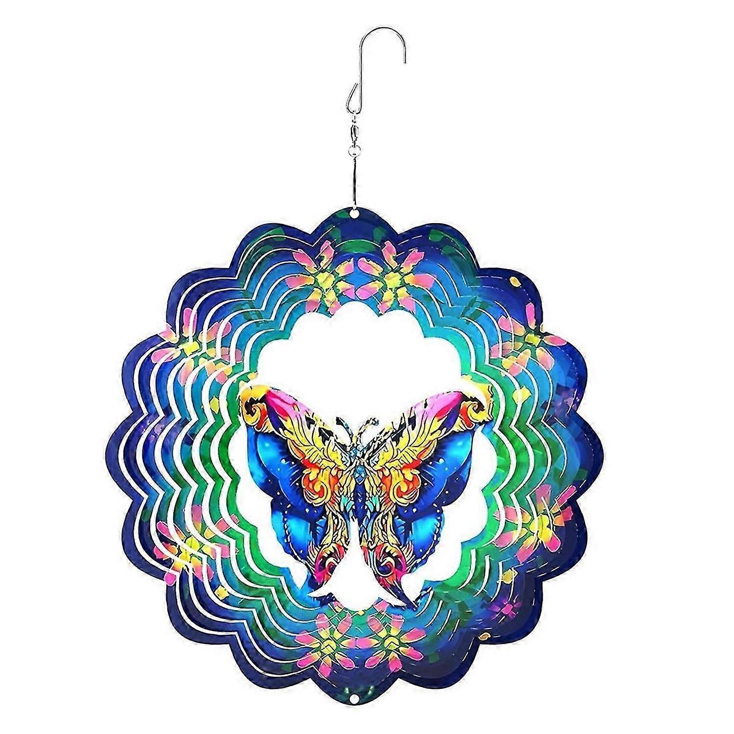 Wind Spinners Outdoor, Hanging Butterfly Outdoor Wind Spinner