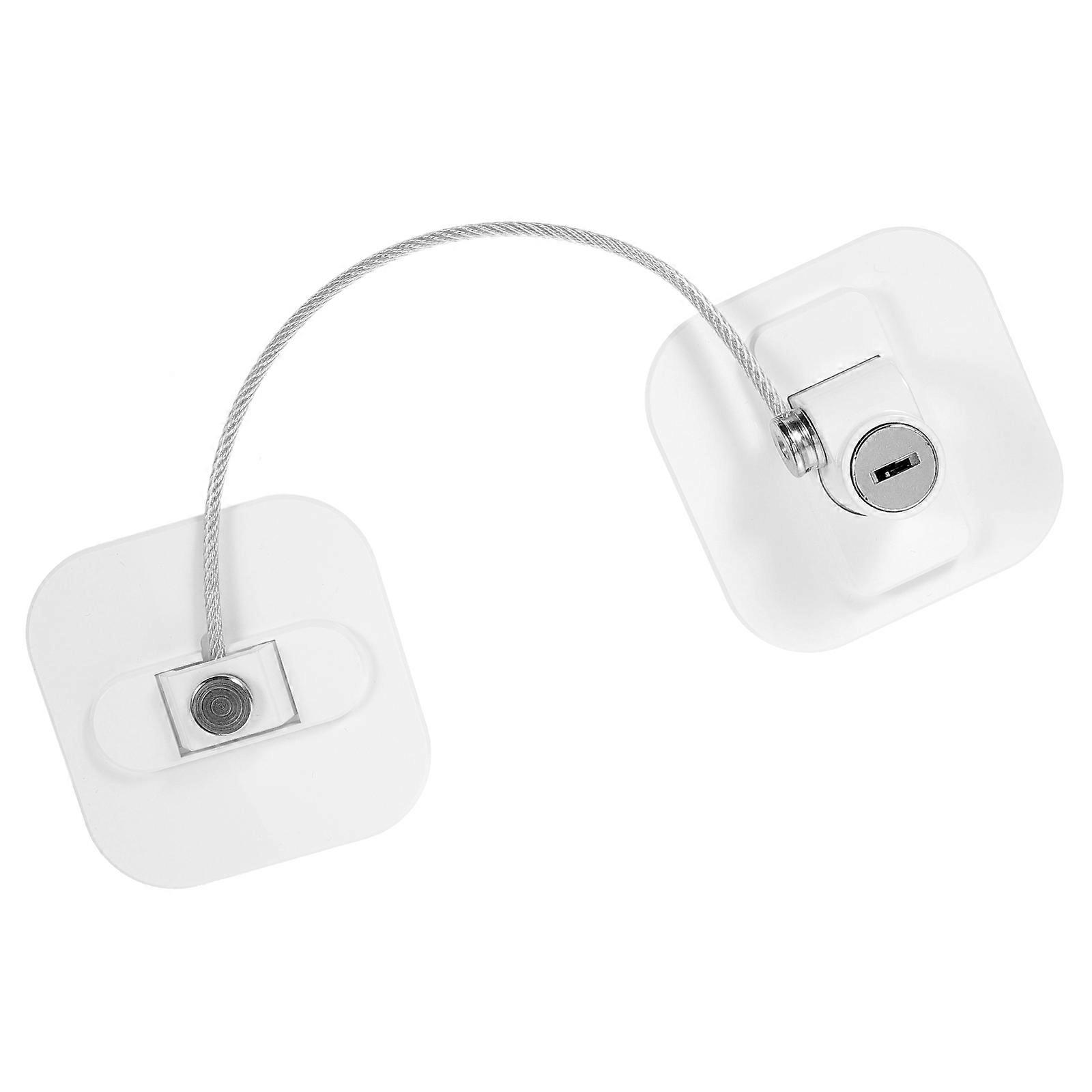 Fridge Lock Safety Locks for Cabinets with Plastic and Metal Material