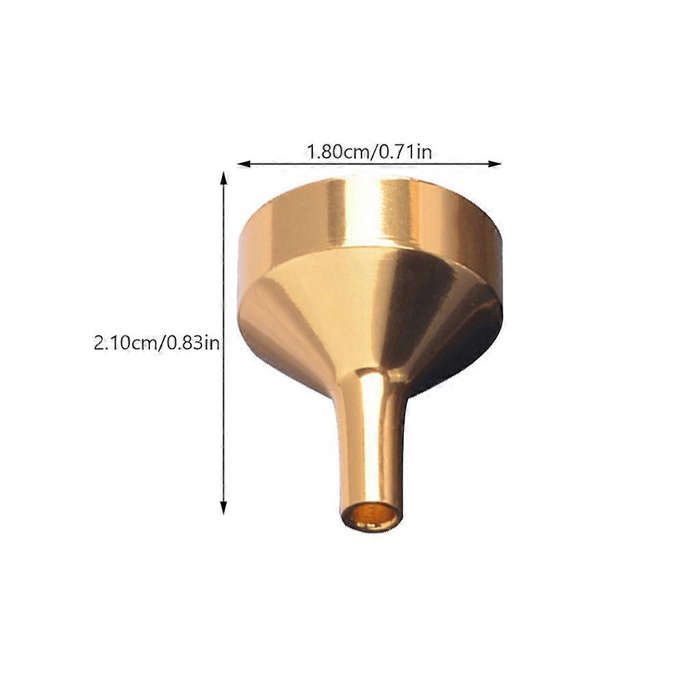 Small Metal Funnel Mini Funnels for Filling Bottles 15Pcs Portable Tool
