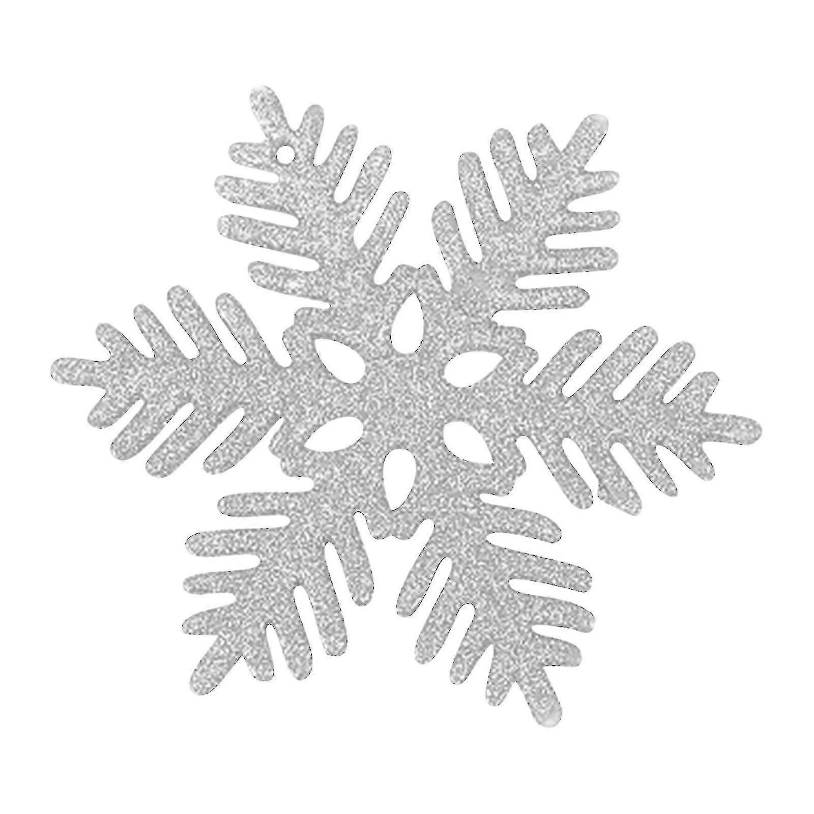 24pc Snowflake Christmas Decoration Christmas Tree Decorations Venue Program Pendant