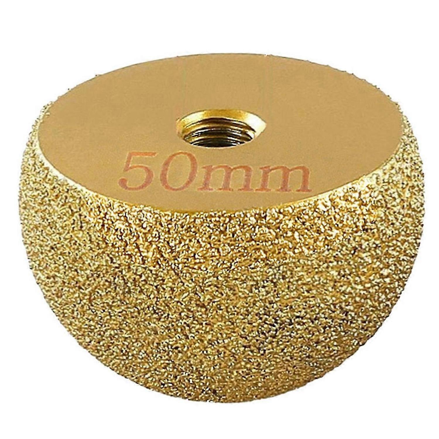 Brazing Diamond Mushroom Polishing Cone Pebble Cobblestone Tools 50mm