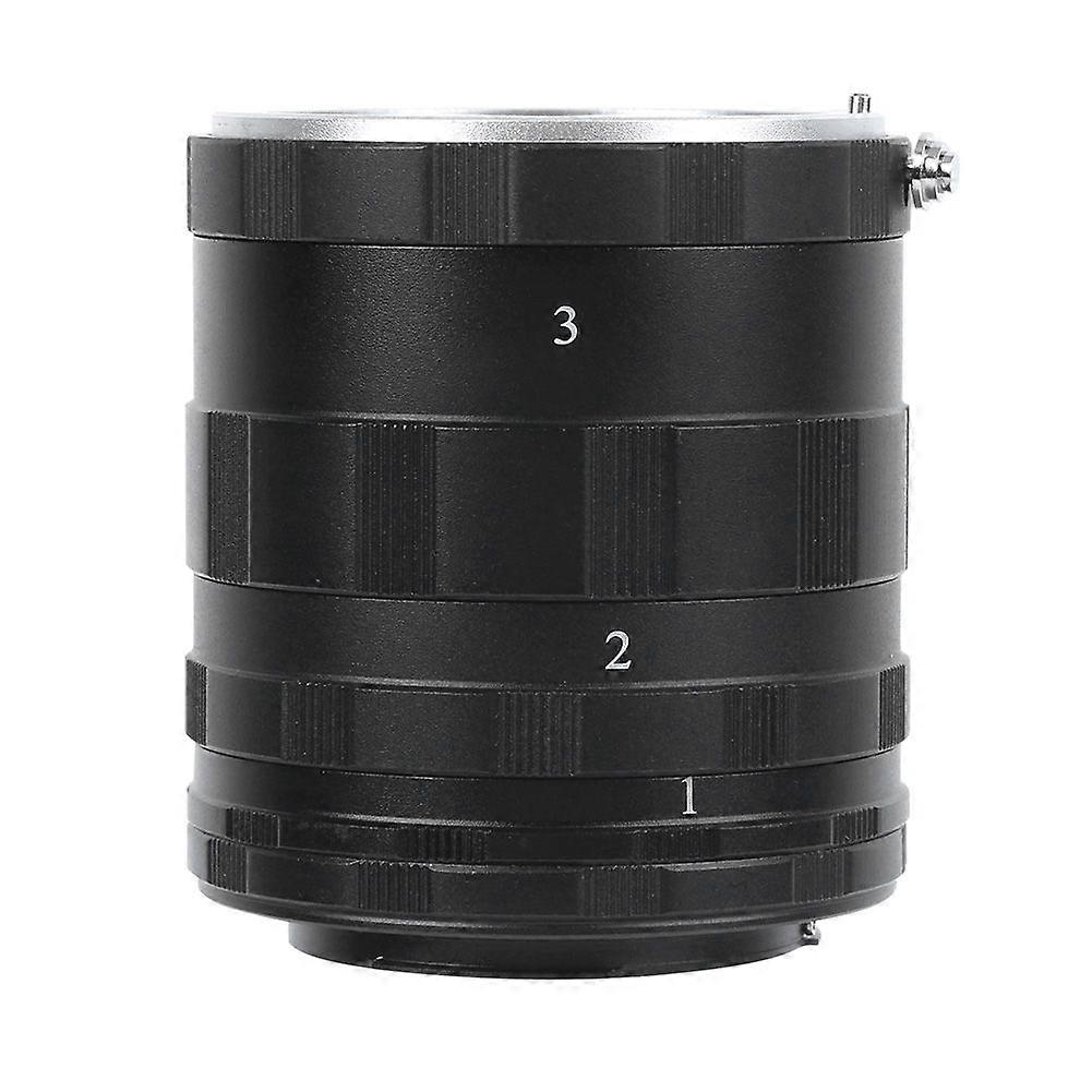 Aluminium Alloy Black SLR Camera Macro Lens Ring Close Up Shooting Extension Adapter for Nikon AI Mount Cameras