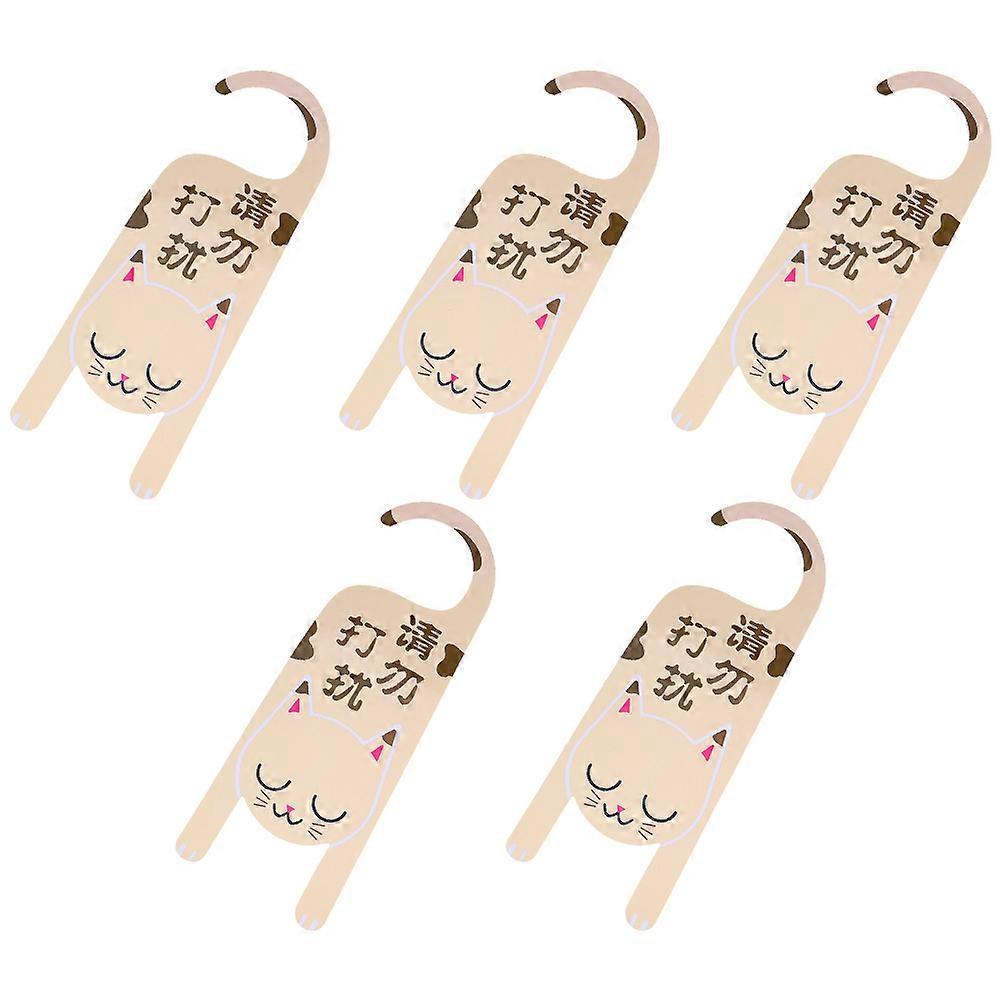 Don't Disturb Sign Plastic Door Tags for Hotel Hanging 10Pcs Set