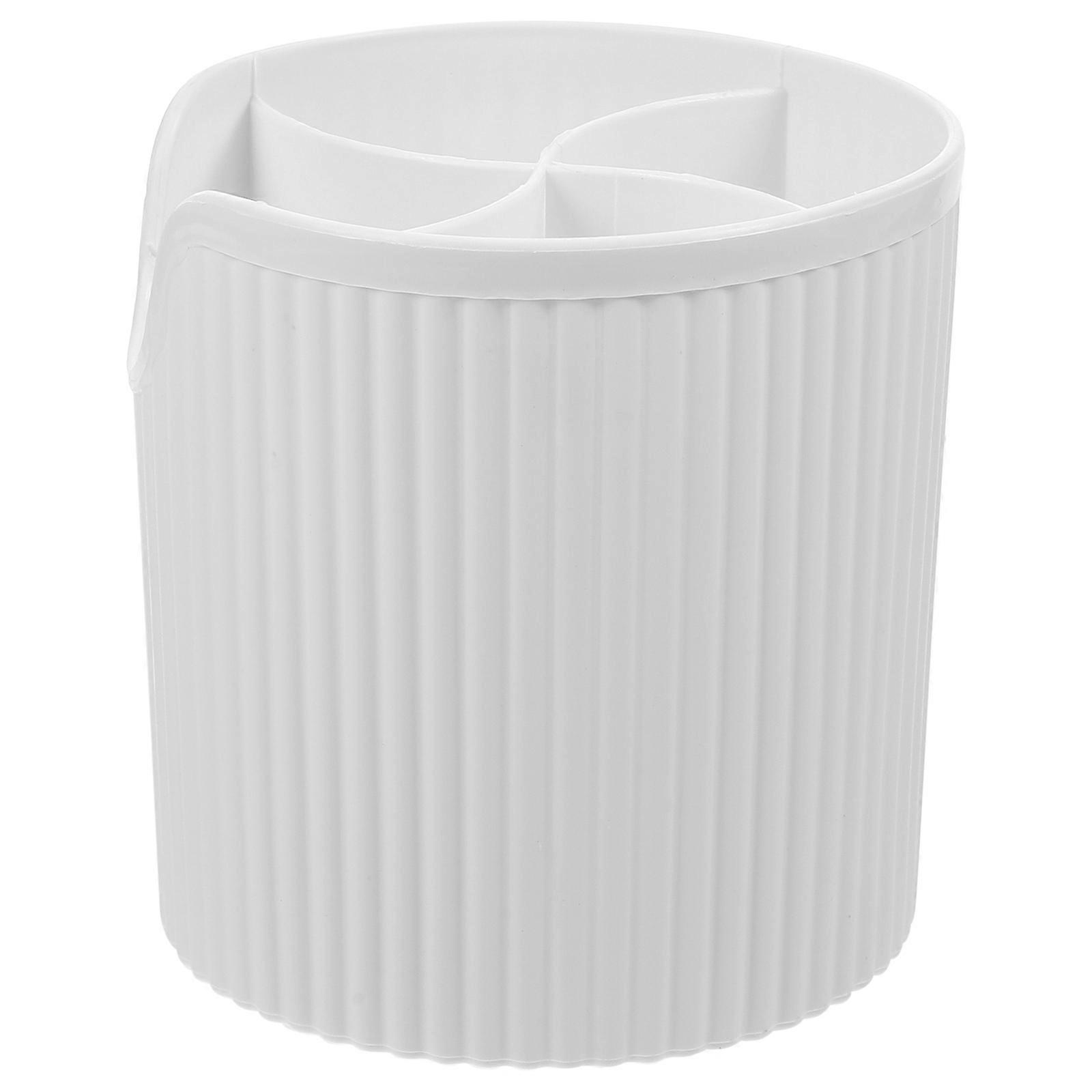 Makeup Brush Holder Organizer for Storage 4Pcs White Makeup Brush Storage