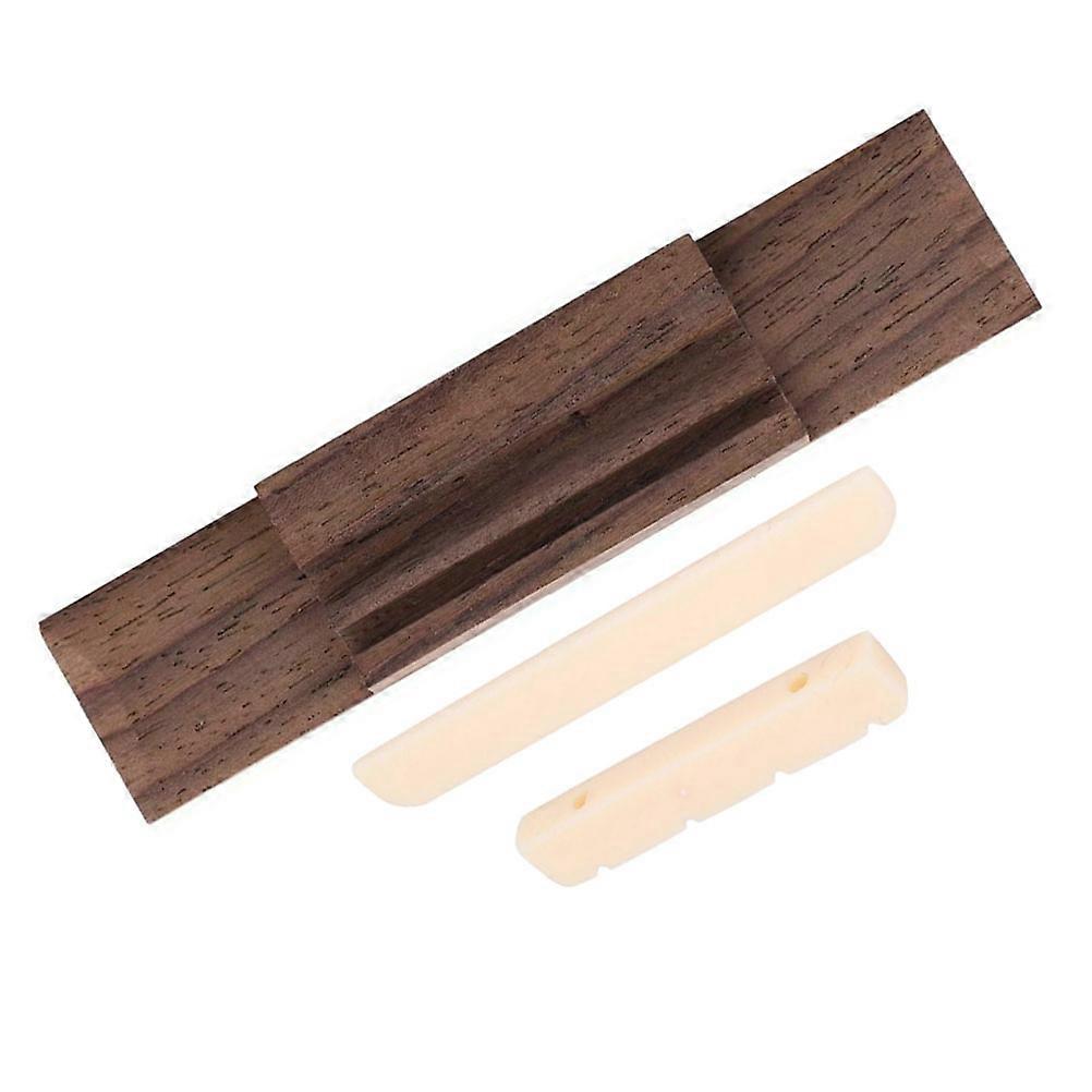 Ukulele Bridge Nut and Saddle Set for Instrument Repair 3Sets