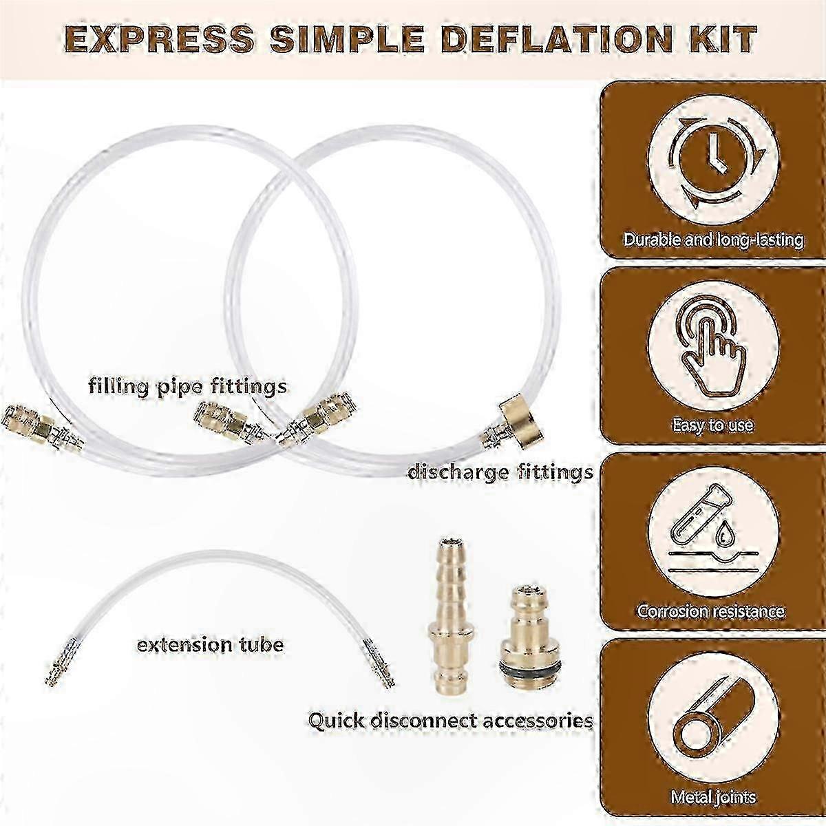 Hydraulic Steering Bleed Kit for Outboard Motors Compatible with Seastar Systems