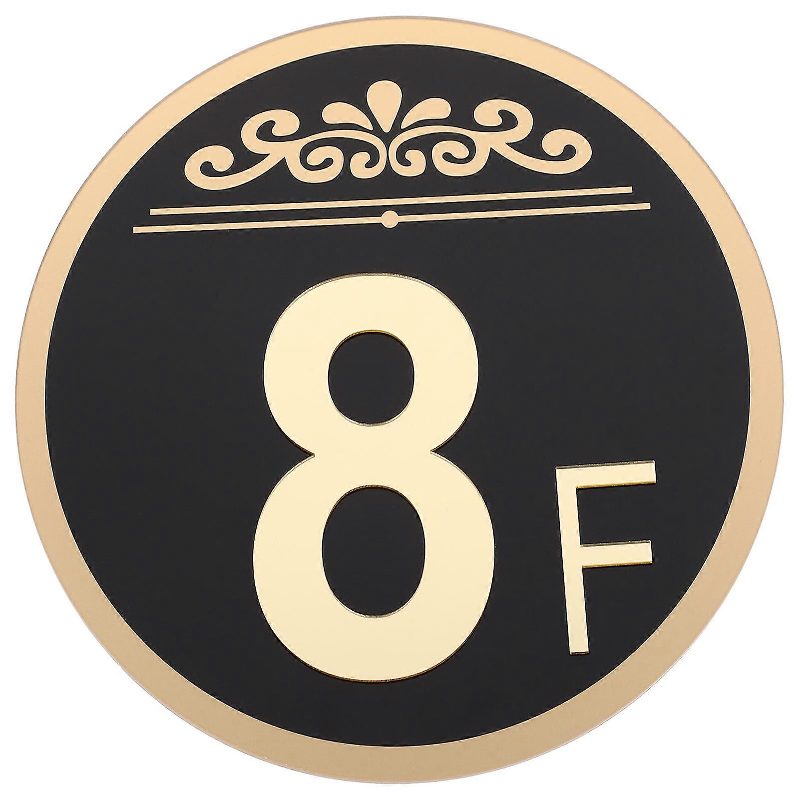 Number Number Plaque Acrylic for Office Use