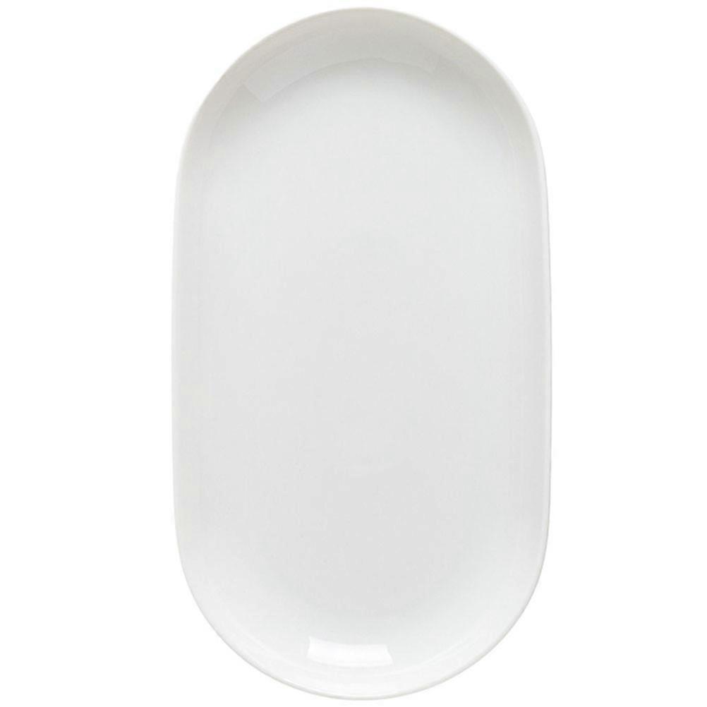 Oval Serving Plate Set Of 4 In White Designed For Household And Restaurant Use Ideal For Buffet Serving And Family Reunions