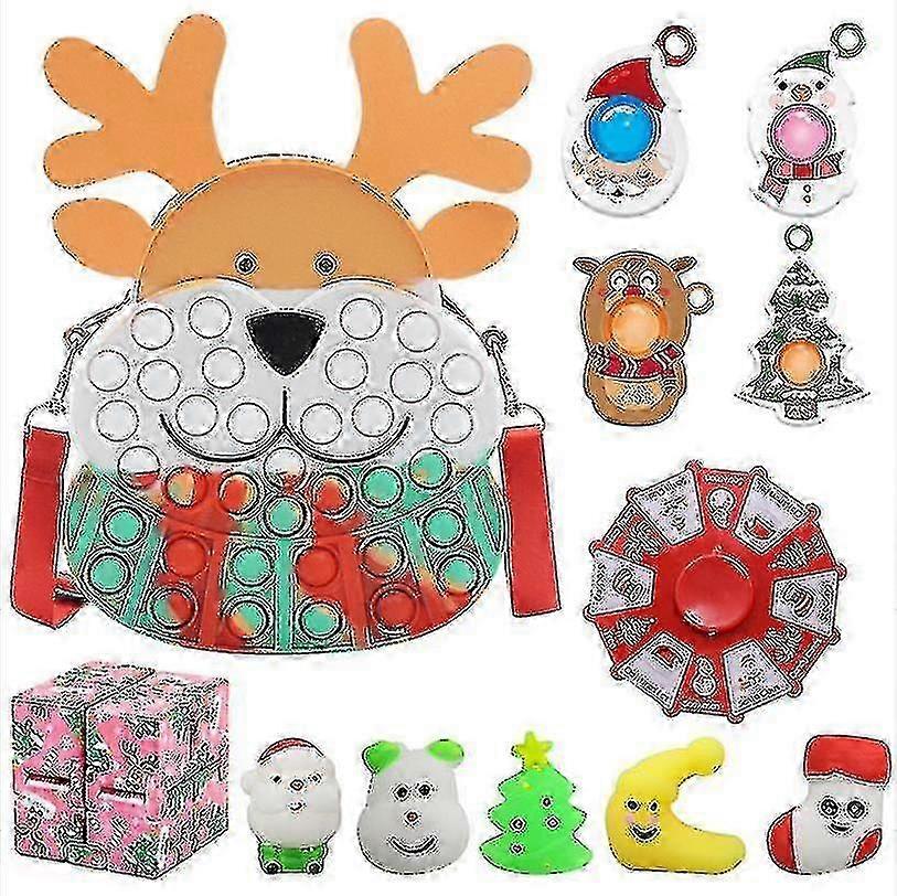 クリスマスアドベントカレンダーギフト:そわそわおもちゃ-子供のためのストレス解消ブラインドボックス