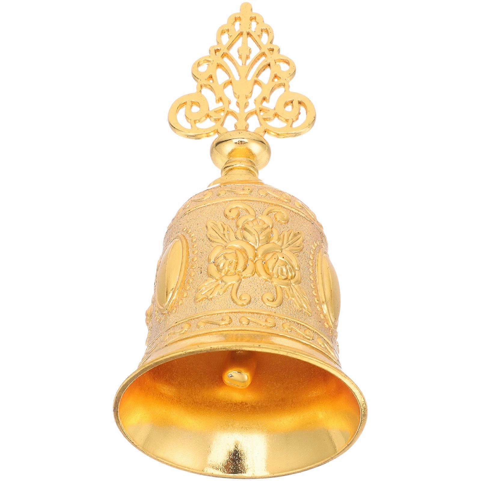 Xmas Table Bell Zinc Alloy Hand Bell for Party Use with Comfortable Grip