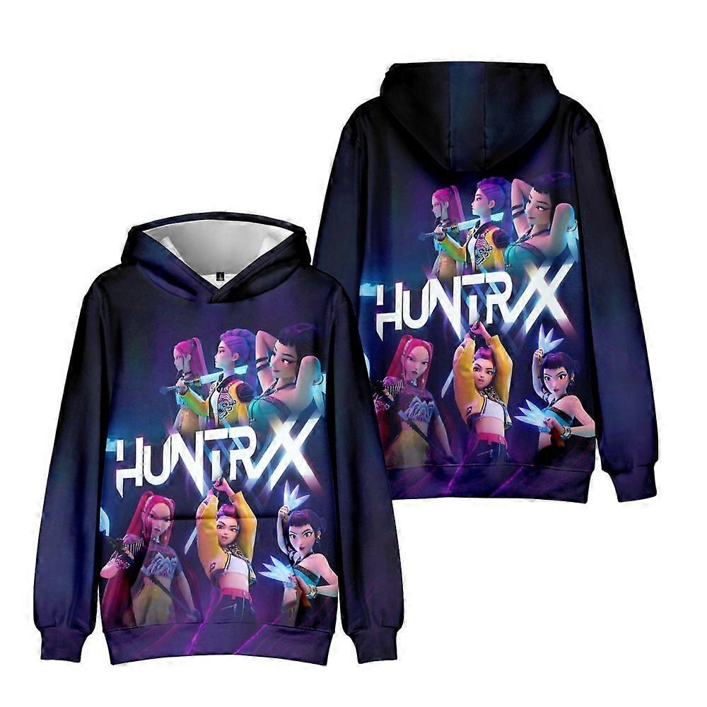 Moletom com capuz KPop Demon Hunters com estampa 3D 06