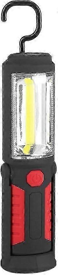 Rechargeable Magnetic LED Work Light - 2200mAh 650Lm (Red)