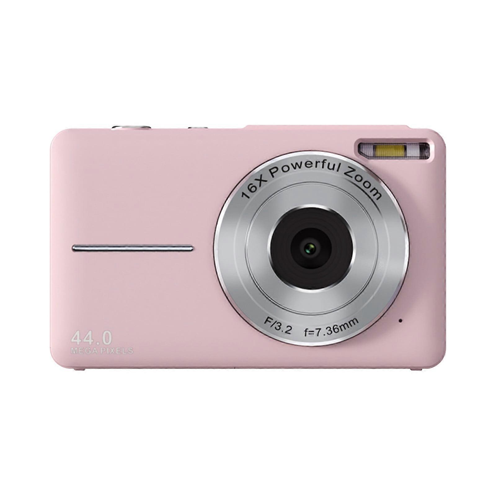 WRKEKC High-Definition Digital Zoom 16X Digital Camera, Pink