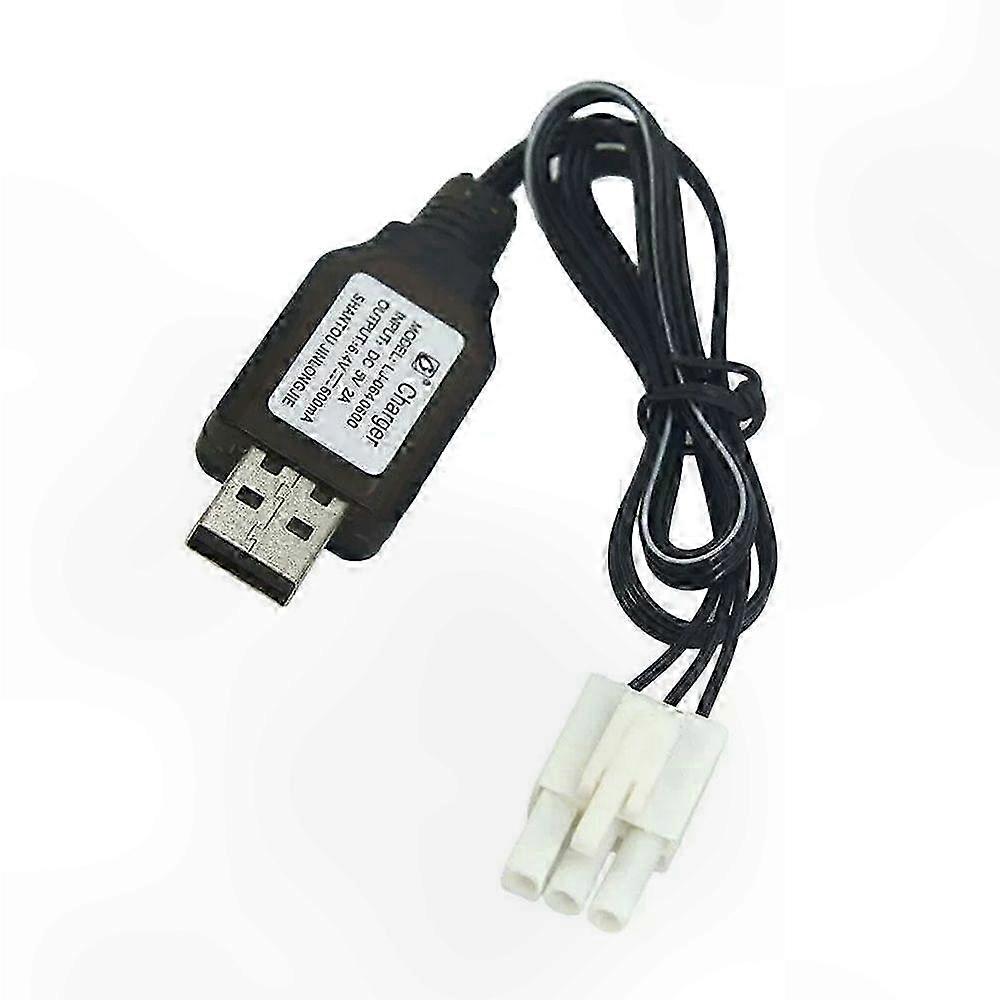 6.4V 2S 650mAh Lithium Battery with EL4.5-3P Female Plug for RC Cars and Trucks