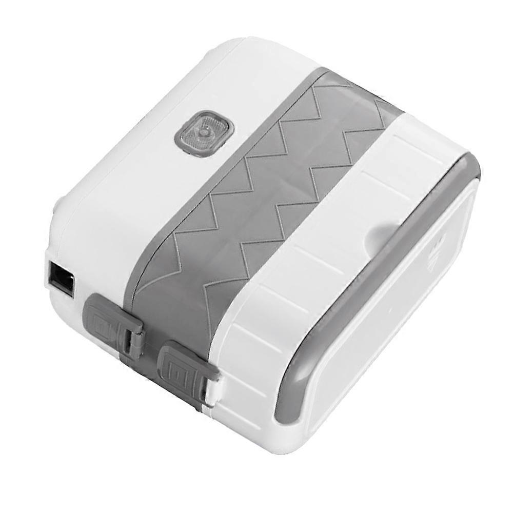 Portable Food Warmer Grey Plastic for Home Use with Instant Hot Meals and Lunch Box Heated Feature