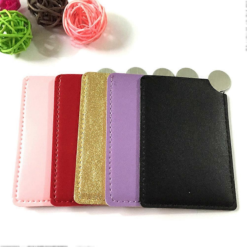 Compact Mirror Stainless Steel Unbreakable Portable Makeup Tools Daily Use 9.5x6.4x0.2cm Cosmetic Usage 1Pack