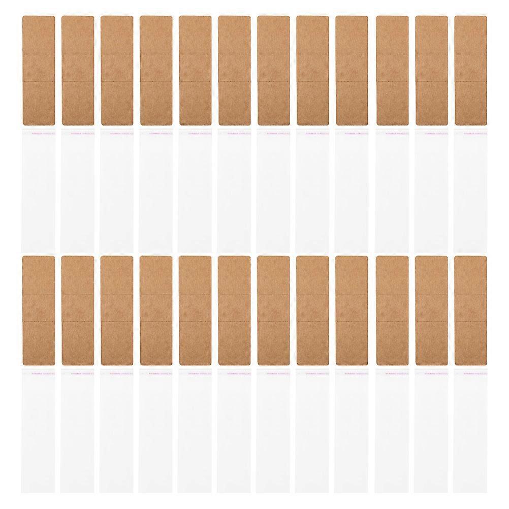 Bookmark Display Kraft Paper Bookmark Sleeves for Storage 5Sets