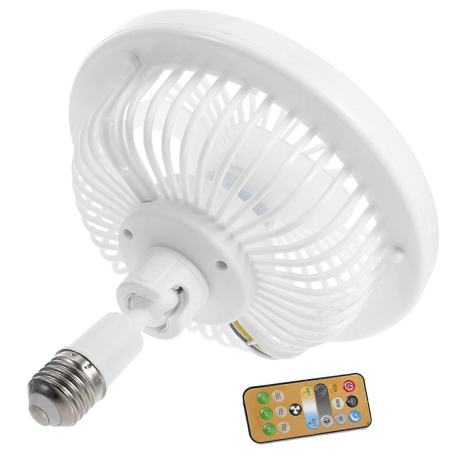Adjustable E27 Base Light Bulb Silent Operation Aromatherapy Ceiling Fan For General Users 1900X1900X1600CM 1Set