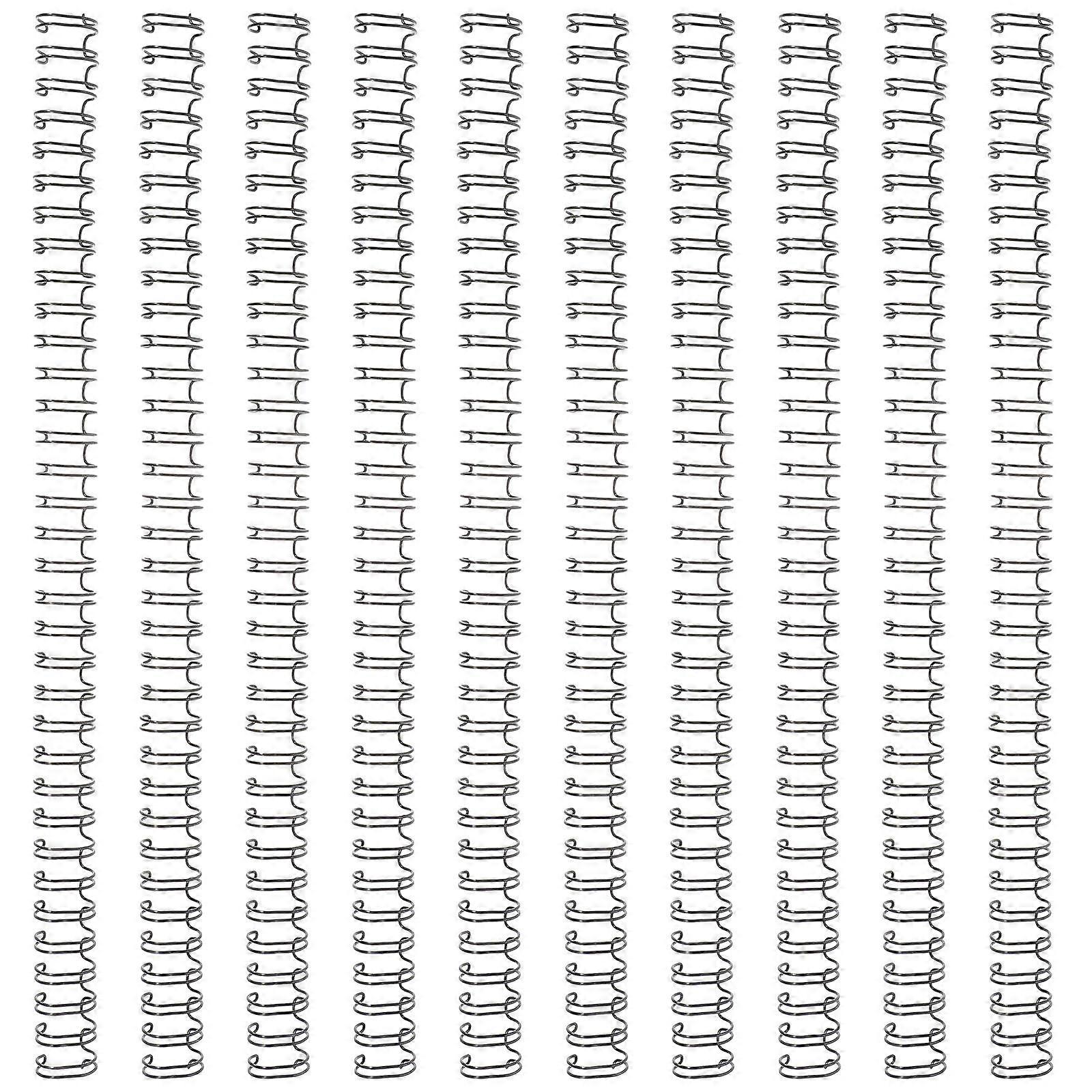 100Pcs Binder Rings For Loose Leaf Binding Organizing Notebooks With Black Iron Material Suitable For Office Use And DIY Projects