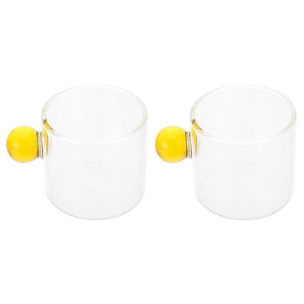 Simple Coffee Mugs 10Pcs Modern Heat Resistant Water Cups For Guest Entertaining Home Use Wide Mouth Design