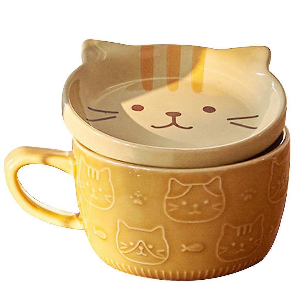 Cartoon Mug Ceramic Milk Cup for Coffee Drinking Practical
