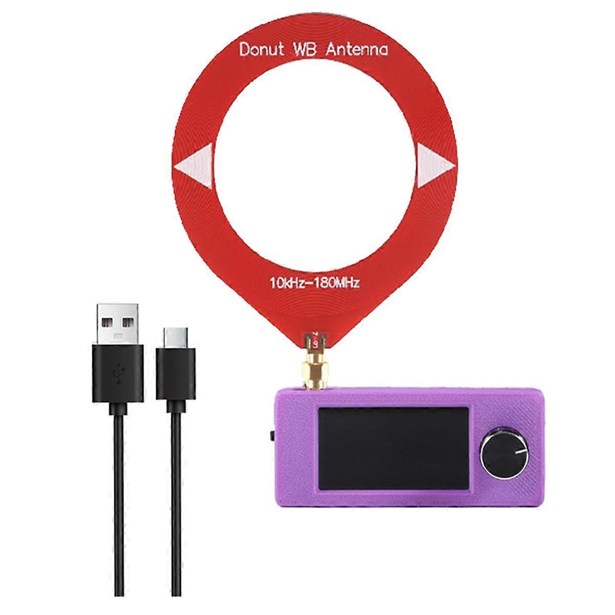 Mini radio de poche SI4732, écran IPS 1,9 pouces, LSB, USB, AM, FM/AM, avec antenne 180 MHz, HF, SW, MW, VHF