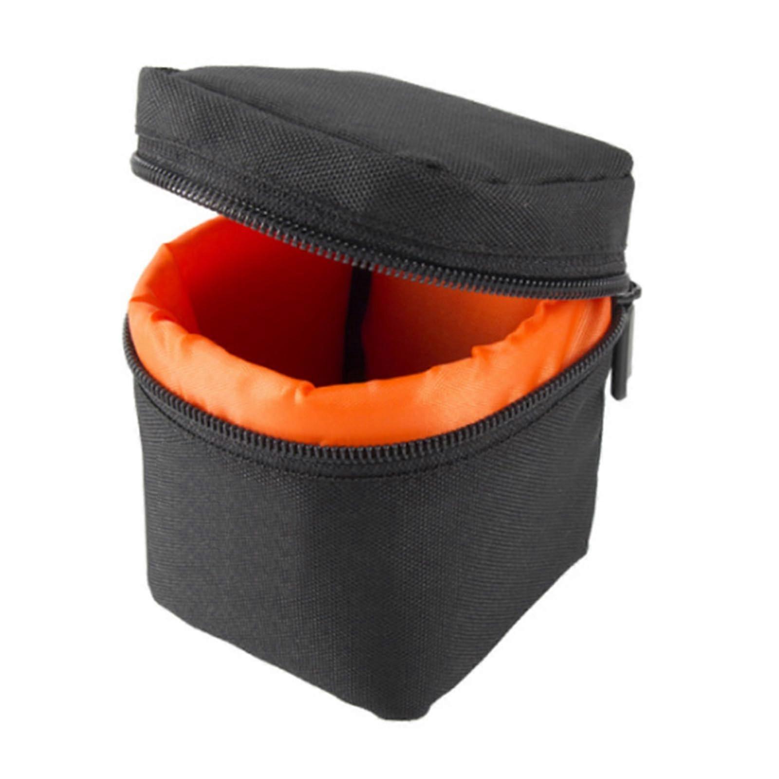 Cylindrical Storage Bag For Camera Lens With Thick Padded AntiScratch Pocket Photographer Waist Bag