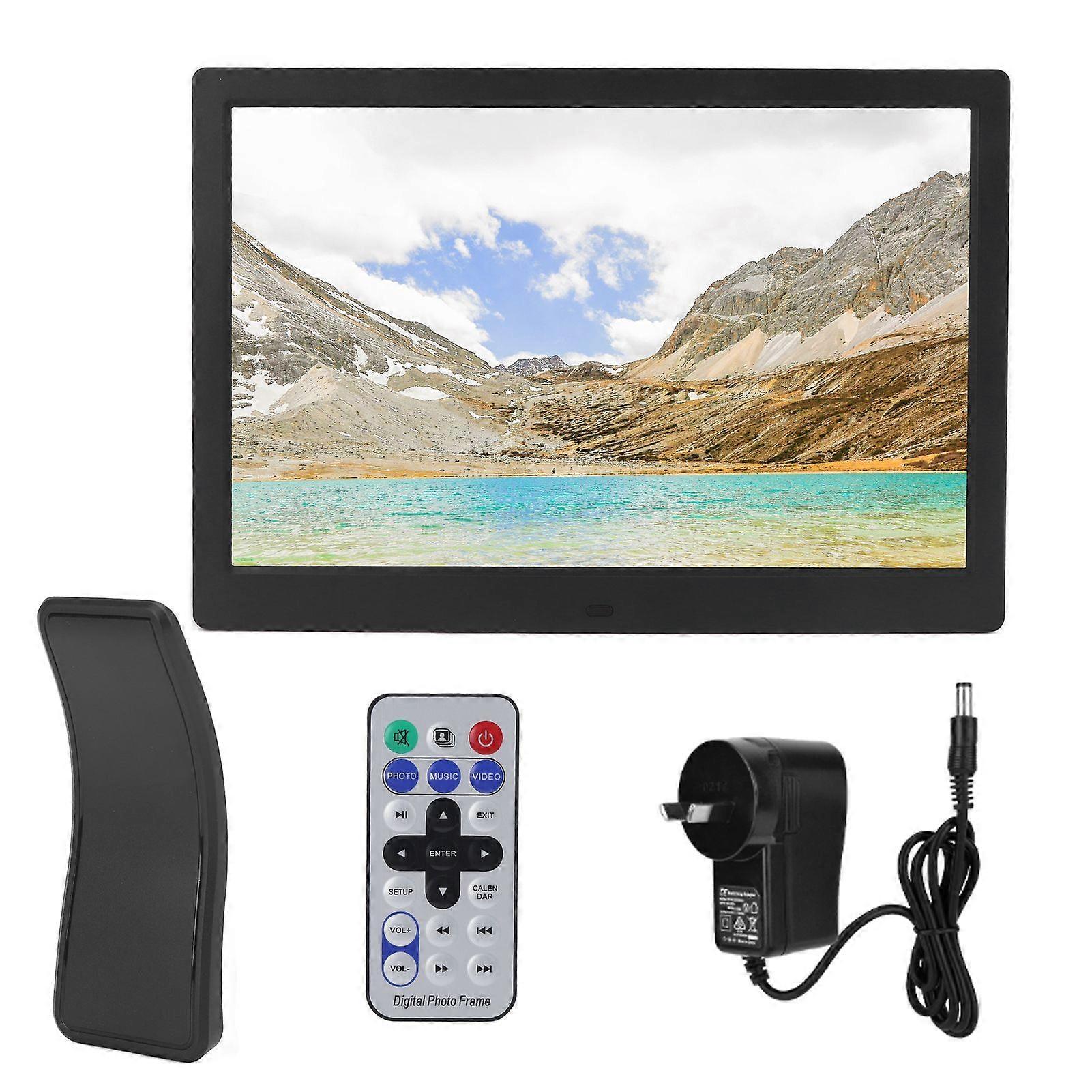 Digital Photo Frame Album 13 Inch HD Digital Picture Frame 1280x800 Resolution MP3 MP4 Image DisplayAU Plug