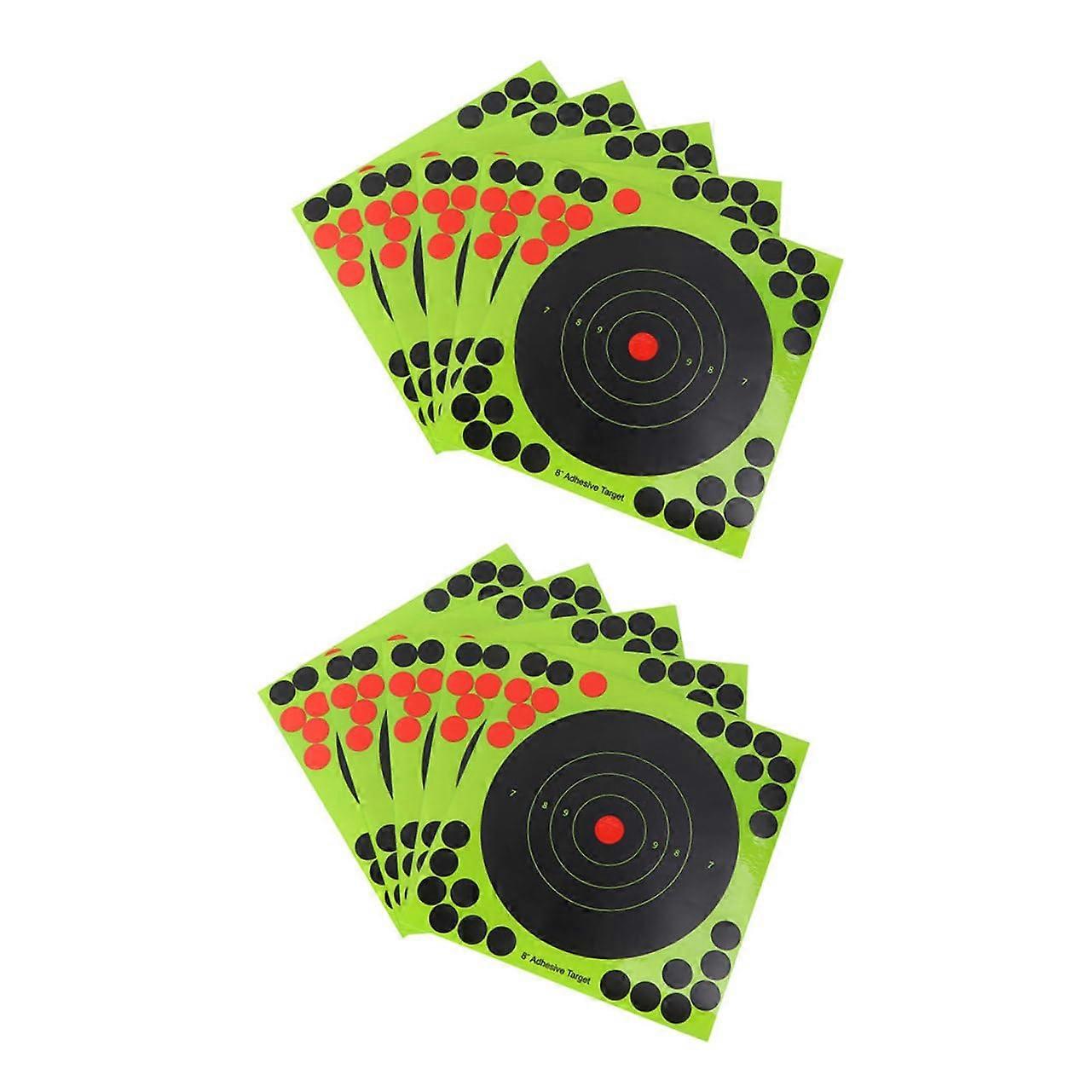 40sheets Professional Targets Adhesive Sticker for Darts Replaceable Paper Dart Target Sheets for Spot and Random Games