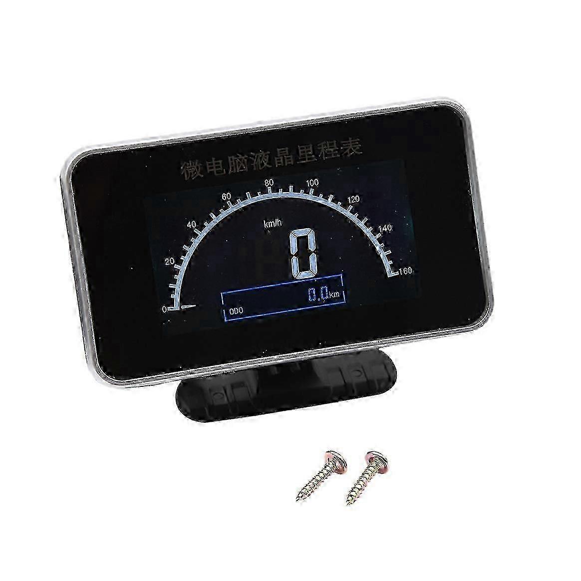 Car Truck 12V/24V 2 IN 1 Functions Digital Speedometer Speed Meter+Odometer Gauge LCD Instrument Pa-Yvan