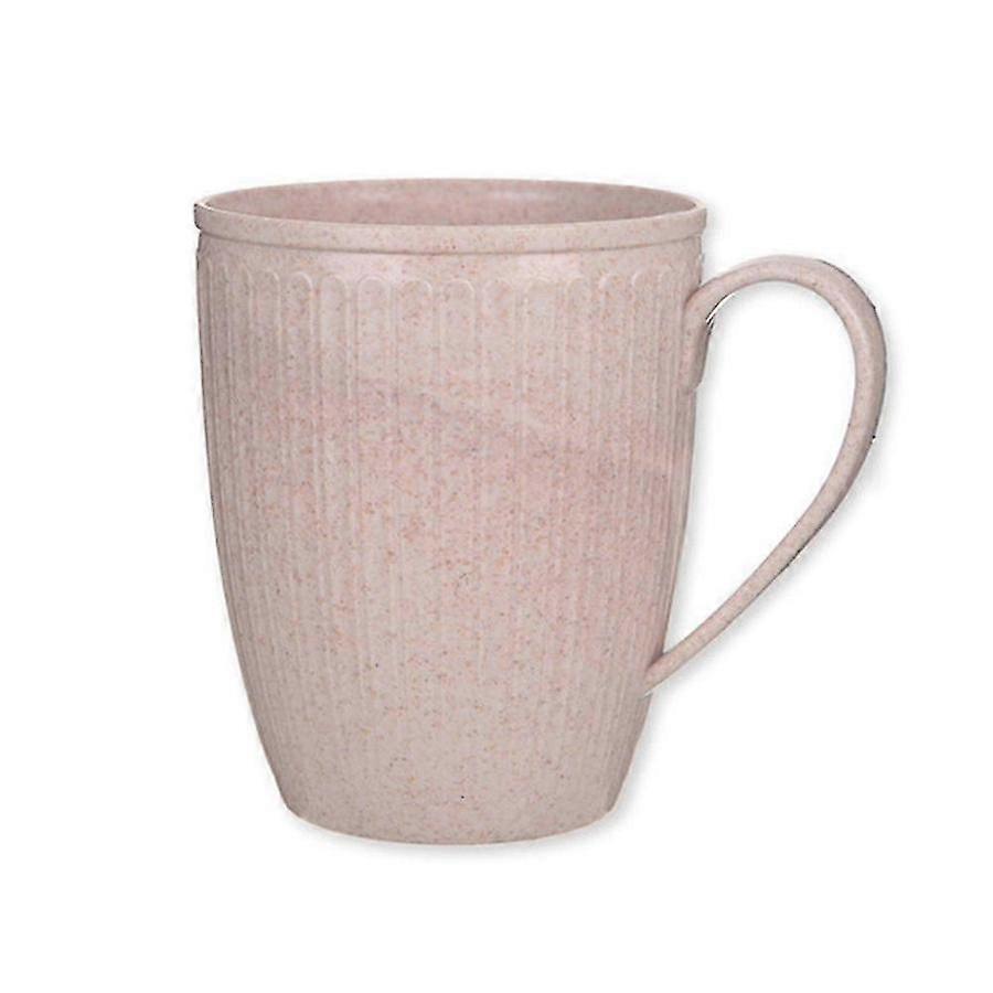 500mL Wheat Straw Cup with Handle for Tea Coffee