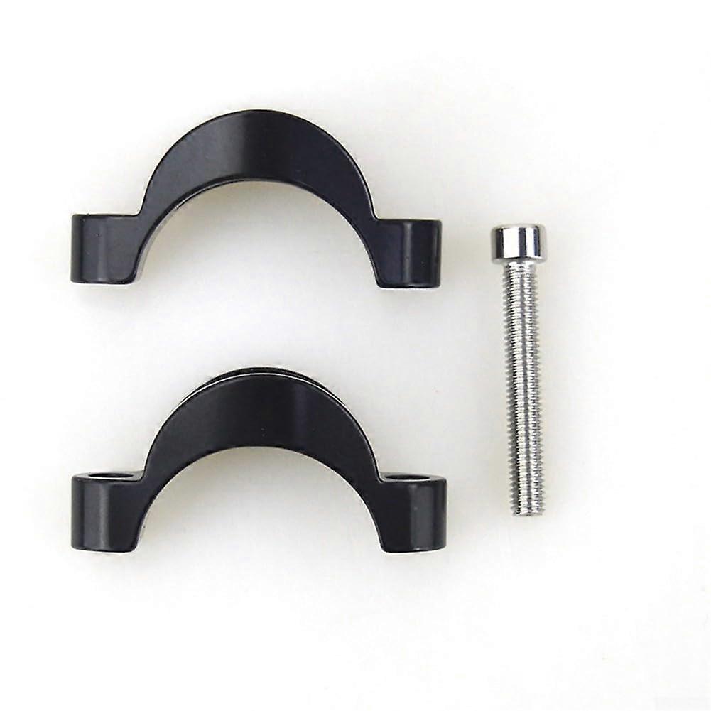 Aluminum Alloy Riser Spacers For 31.8mm Handlebar Parts 10/20mm Rise With M5 Heightening Screws For Bicycle Handlebars