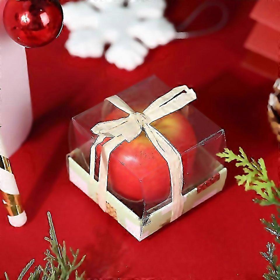 For 1pc Apple Candle Artificial Creative Apple Shaped Candles Rosh Hashanah 3d Apple Shape Party Wax