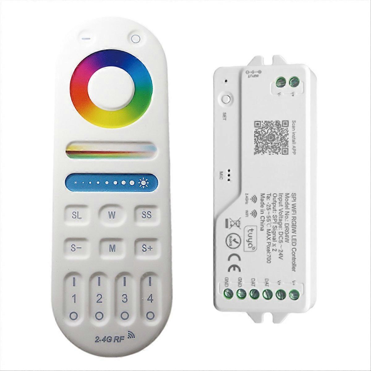 DR04W TUYA SPI WIFI RGBW LED Controller for RGB LED Strip