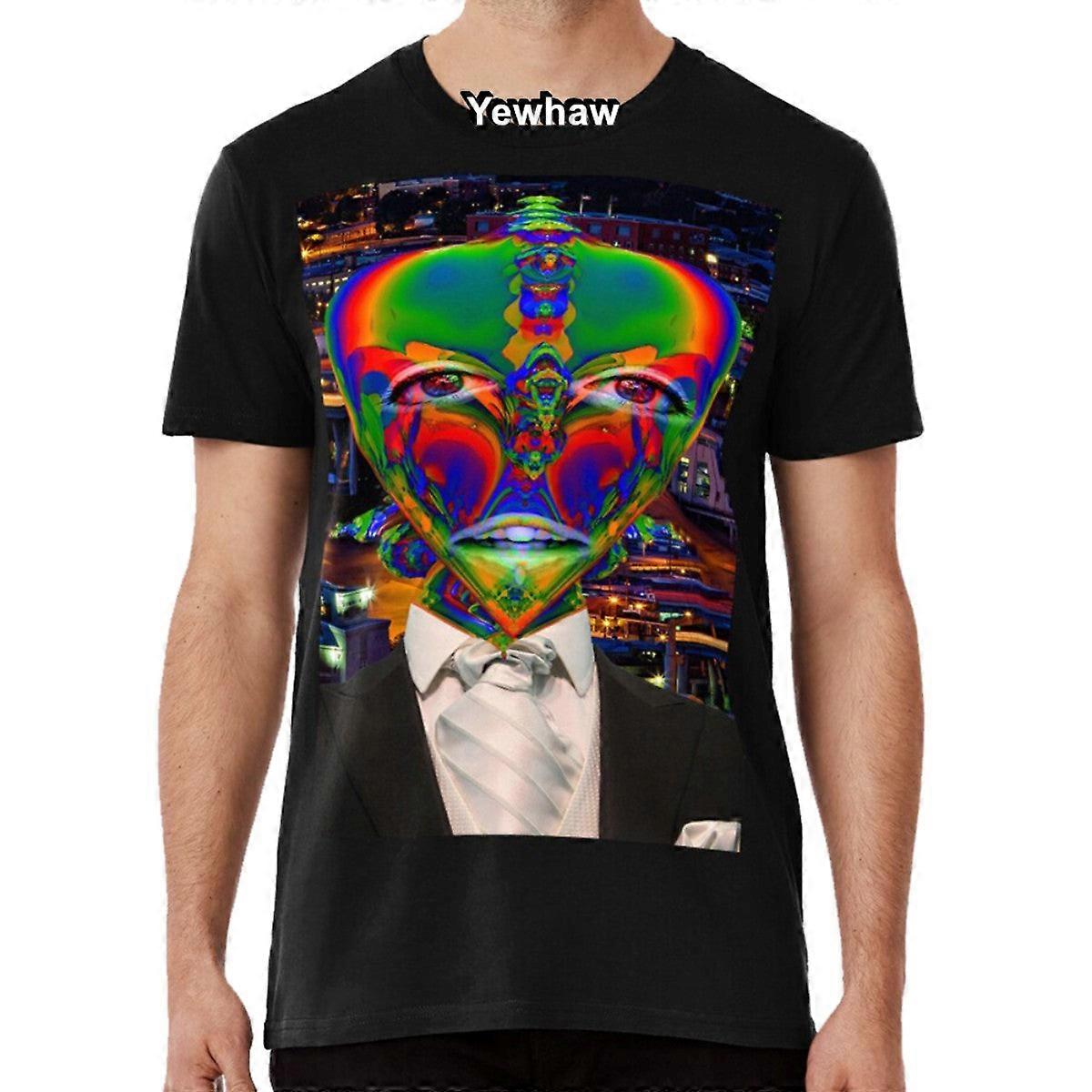 Alien Night Out T-Shirt Science Fiction Fantasy Trendige abstrakte Muster