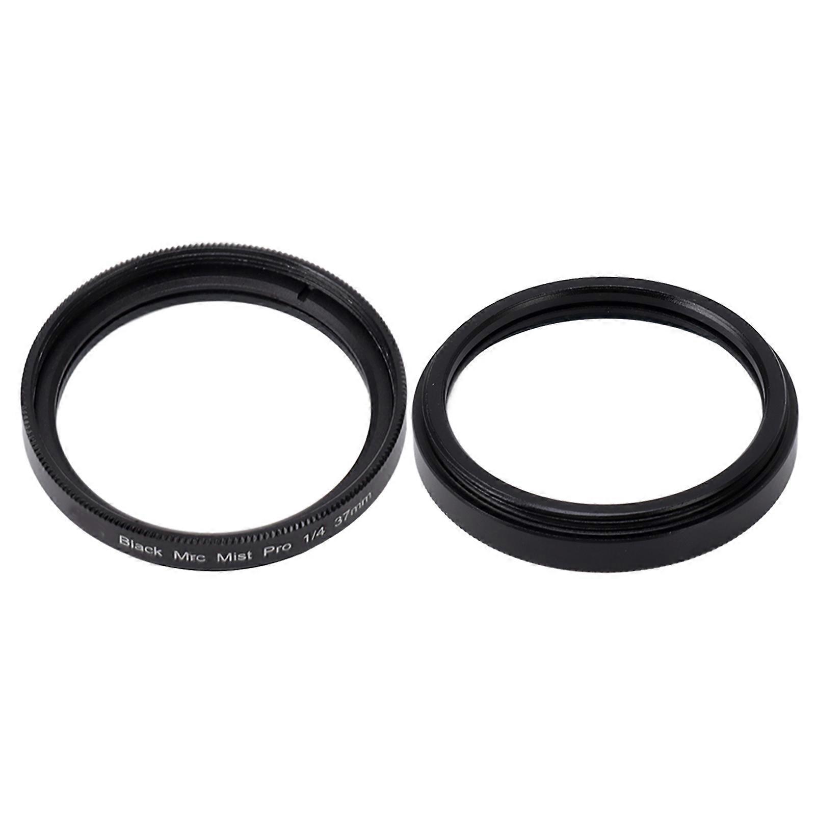 Black Soft Filter 1/4 Portrait Hazy Waterproof Oil Resistant Camera Lens Filter for Video Scenery 37MM 