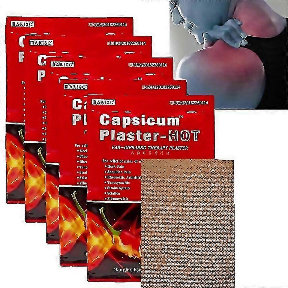 For 40pcs Capsicum Hot Patch Muscle Strain Back Knee Joint Patch Suitable For Everyday Use