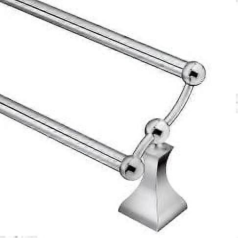 Moen Retreat Chrome Double Towel Bar 24 in. L Brass
